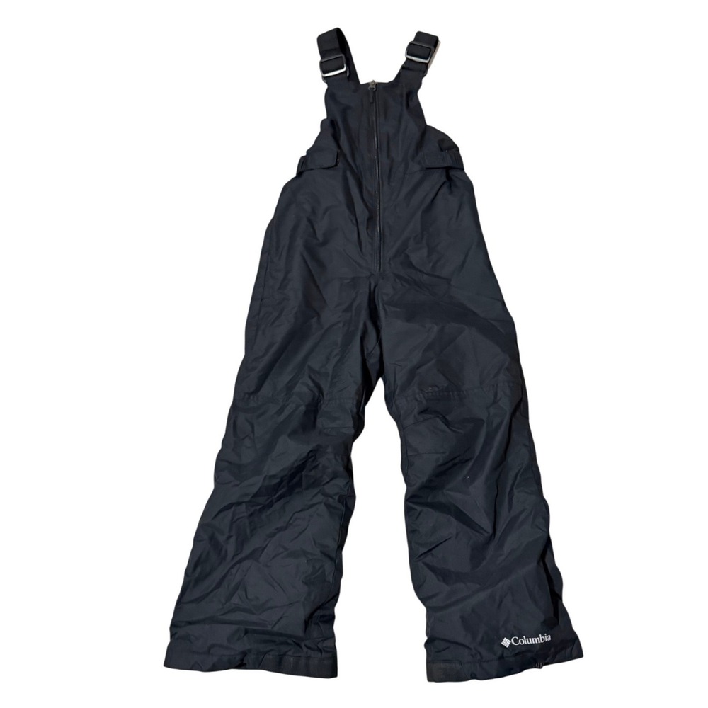 Kids Columbia Sportswear Black Omni-Shield Snow Bib Pants Size S